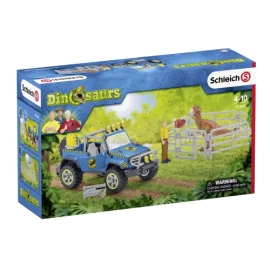 Figurita Schleich 41464 - Dinosaurs Off-road Vehicle with Dino Outpost