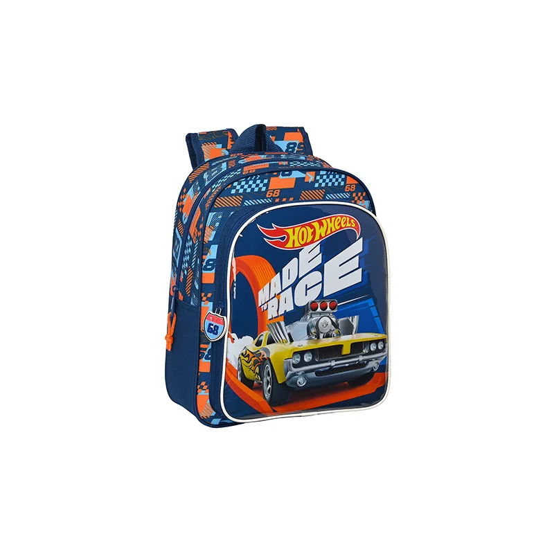  Backpack - 33 x 27 x 10 cm - Made to race - Speed club - Hot Wheels