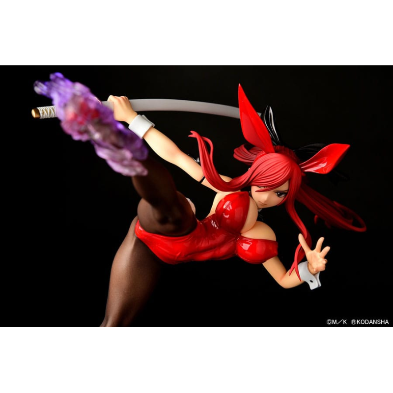 Figuras Fairy Tail statuette 1/6 Erza Scarlet High Kick Crimson Bunny Ver. 37cm