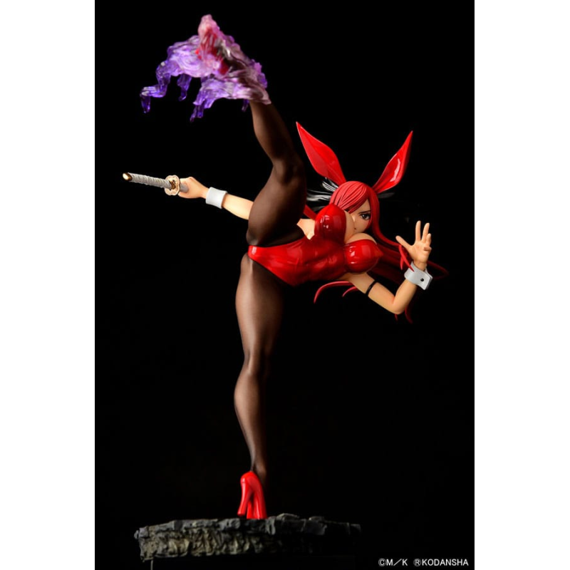 Orca Toys Fairy Tail statuette 1/6 Erza Scarlet High Kick Crimson Bunny Ver. 37cm