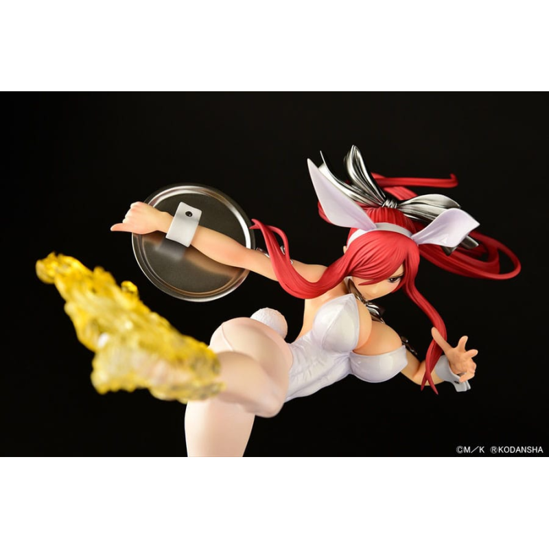 Fairy Tail statuette 1/6 Erza Scarlet High Kick White Bunny Ver. 37cm