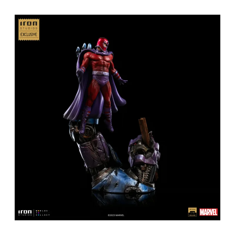 Figurita MARVEL-Magneto vs Sentinel-Statue Del. Art Scale 1/10 37cm "2023 CCXP"