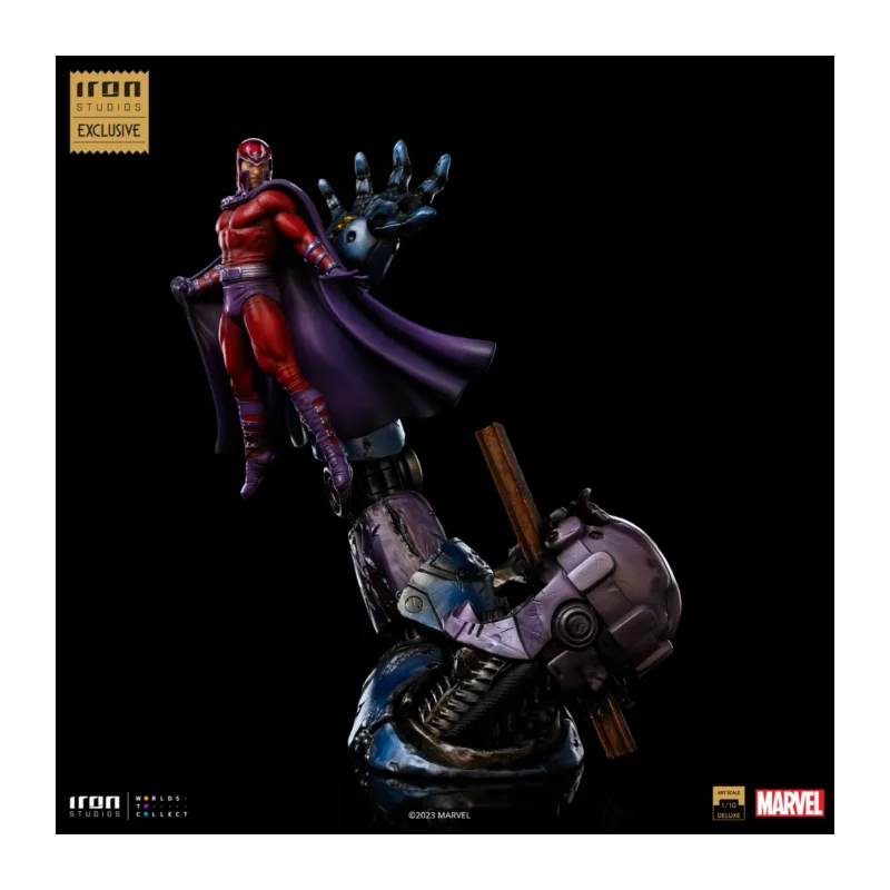 Figuras MARVEL-Magneto vs Sentinel-Statue Del. Art Scale 1/10 37cm "2023 CCXP"