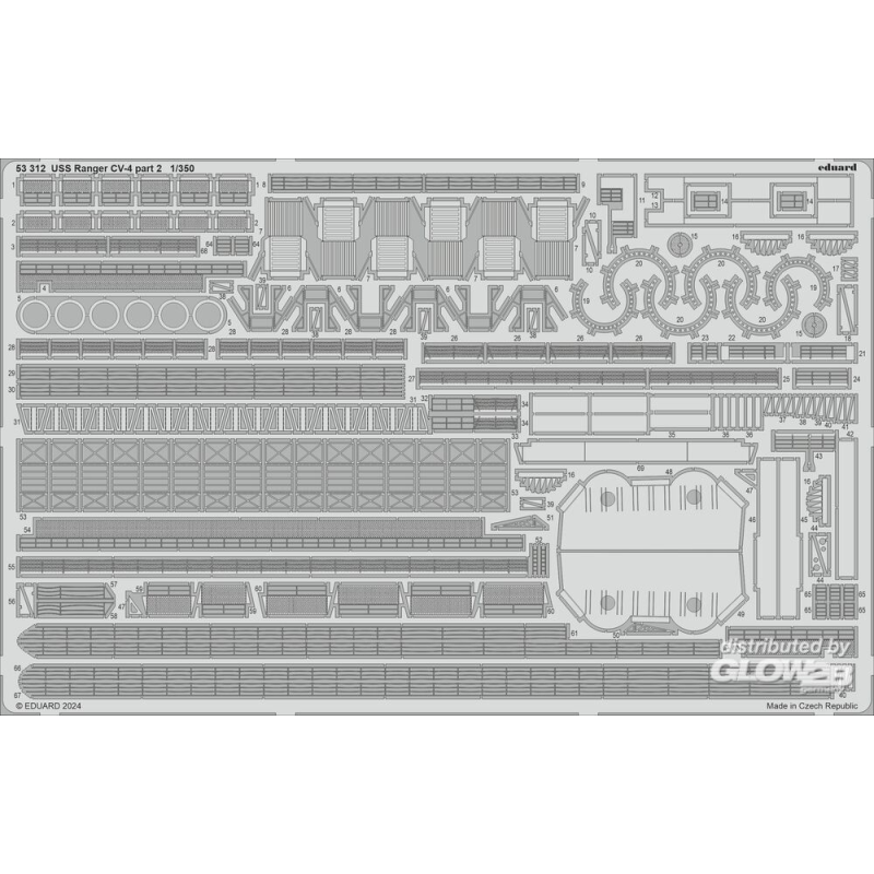 Kit de detalle para barcos USS Ranger CV-4 0