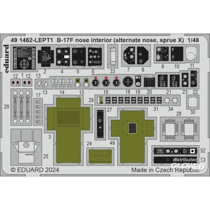 Eduard B-17F regular nose PART I