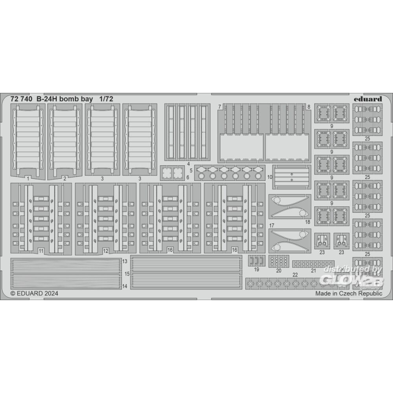 Kit de detalle para aviones B-24H