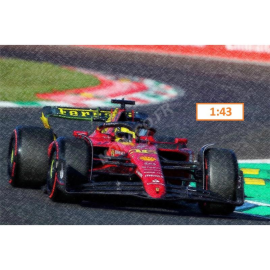 Miniatura FERRARI F1 F23 TEAM SCUDERIA FERRARI 16 CHARLES LECLERC ITALIAN GRAND PRIX MONZA 2023 4TH (PREMIUM PACKAGING WITH HEL