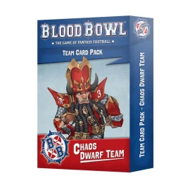 Juego de figura BLOOD BOWL: CHAOS DWARF CARDS