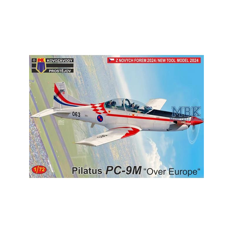 Maqueta Pilatus PC-9M "Over Europe"