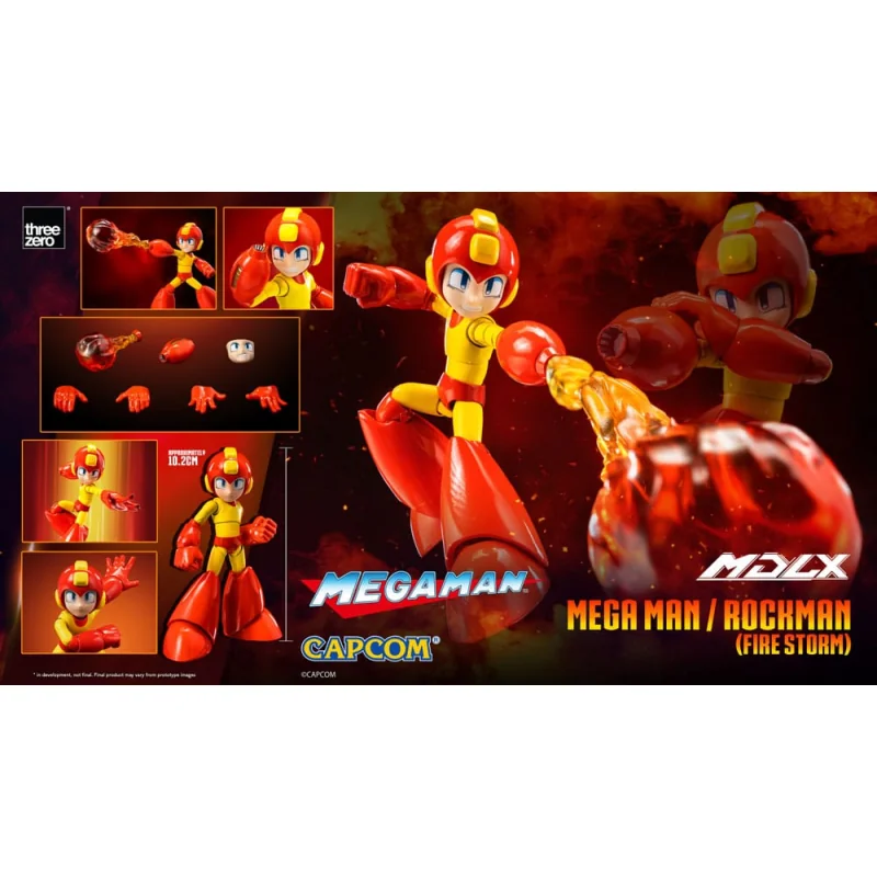 Mega Man figure MDLX Mega Man / Rockman (Fire Storm) 10 cm