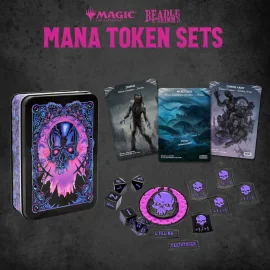  Magic the Gathering Dice and Token Pack Black Mana