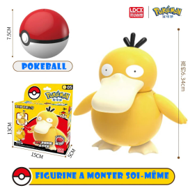  Pokemon Model Kit & Pokeball Psyduck 6cm