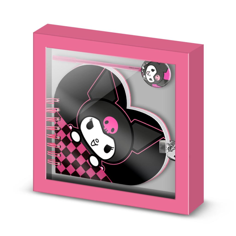  HELLO KITTY - Kuromi - Gift Box - Secret Journal + Ballpoint Pen