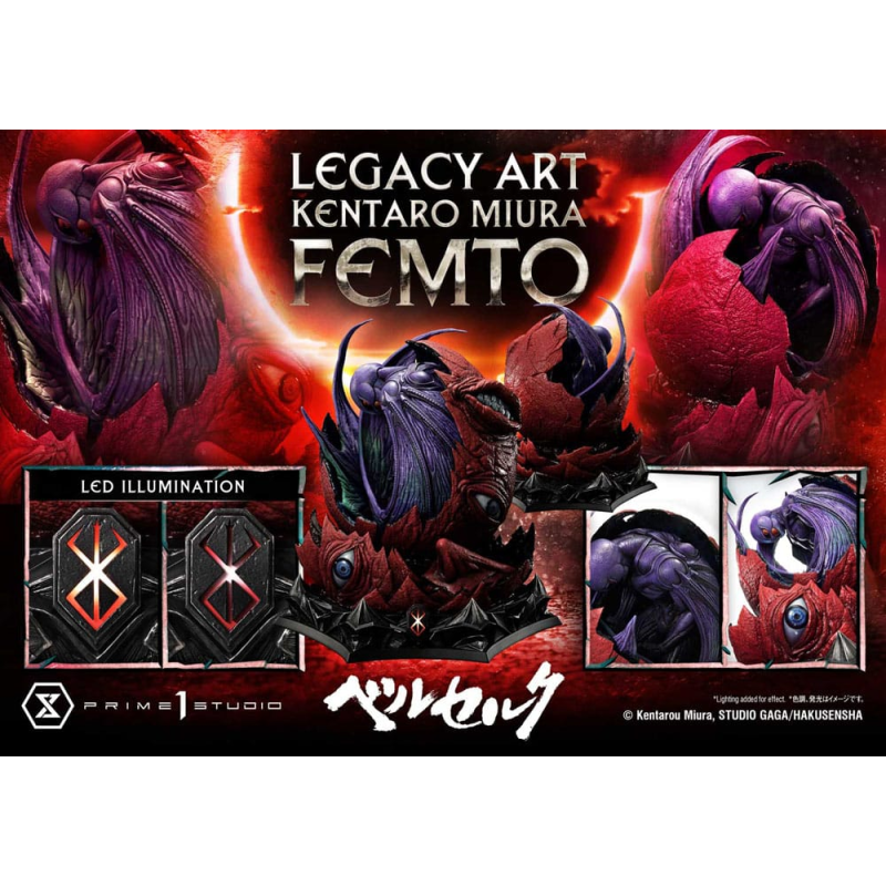 P1SLABR-04 Berserk statuette Legacy Art Kentaro Miura 1/4 Femto 46 cm