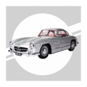 Maqueta de coche MERCEDES-BENZ 300 SL SILVER