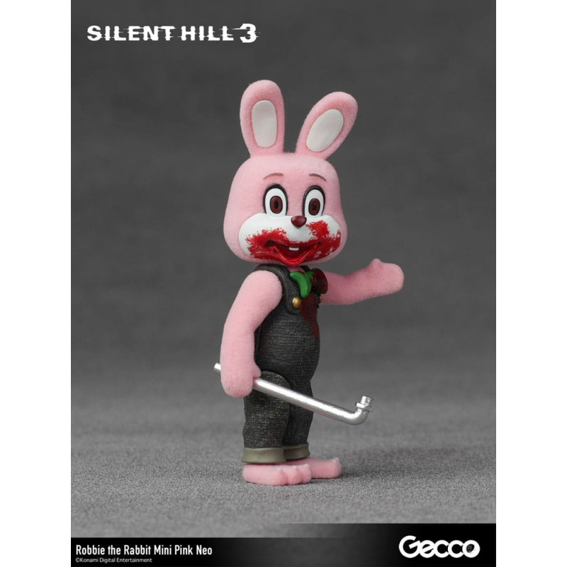 Gecco Silent Hill 3 mini figure Robbie the Rabbit Mini Pink Neo Version 10 cm