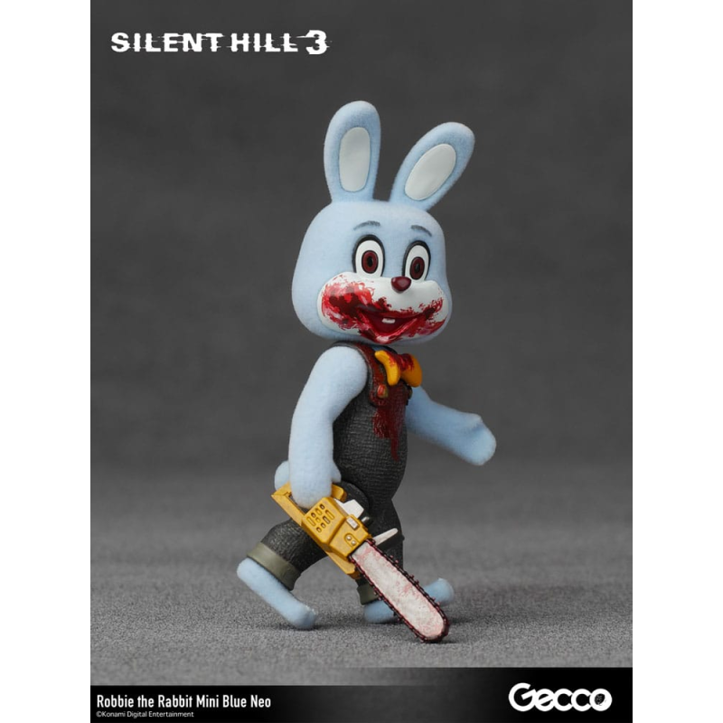 Gecco Silent Hill 3 mini figure Robbie the Rabbit Mini Blue Neo Version 10 cm