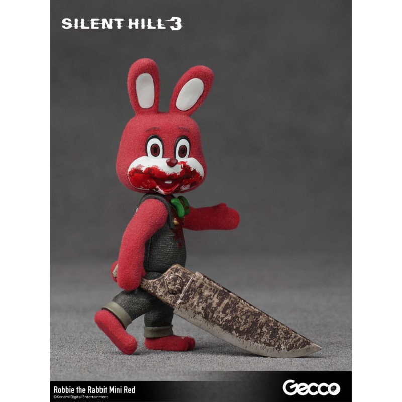 Gecco Silent Hill 3 mini figure Robbie the Rabbit Mini Red Version 10 cm