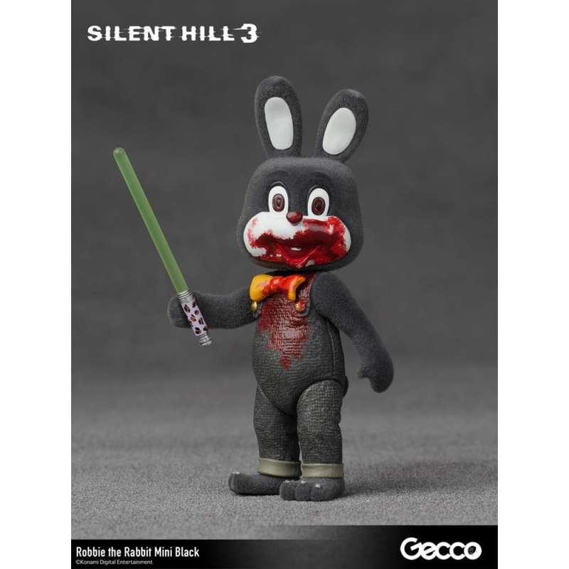 GEC46732GCB Silent Hill 3 mini figure Robbie the Rabbit Mini Black Version 10 cm