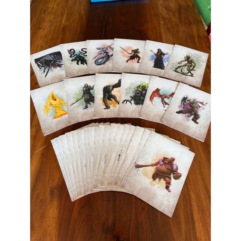 Dungeons & Dragons RPG Encounter Cards Challenge Rating 0-6: Pack 2 *ENGLISH*