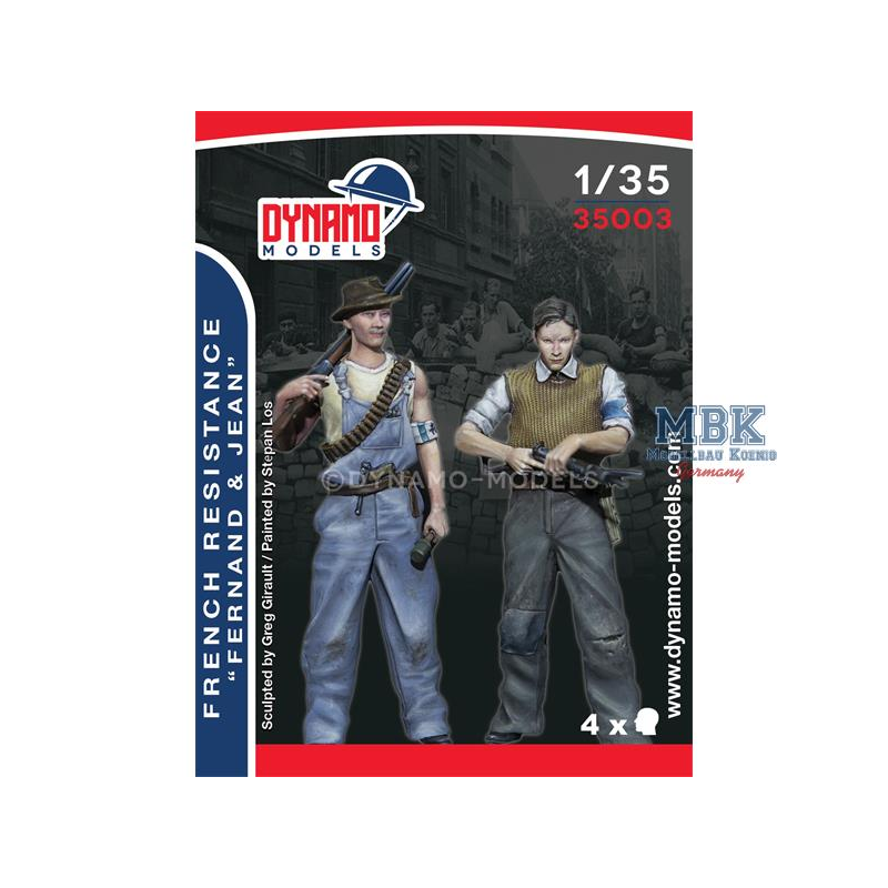 Figuras Vive la France - French resistance set