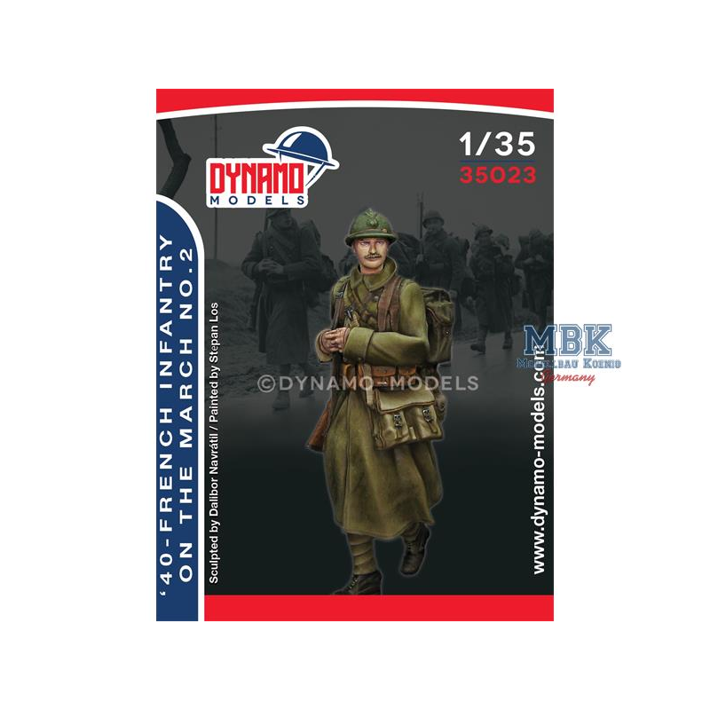 Figuras 1940 - French infantry on the march 2