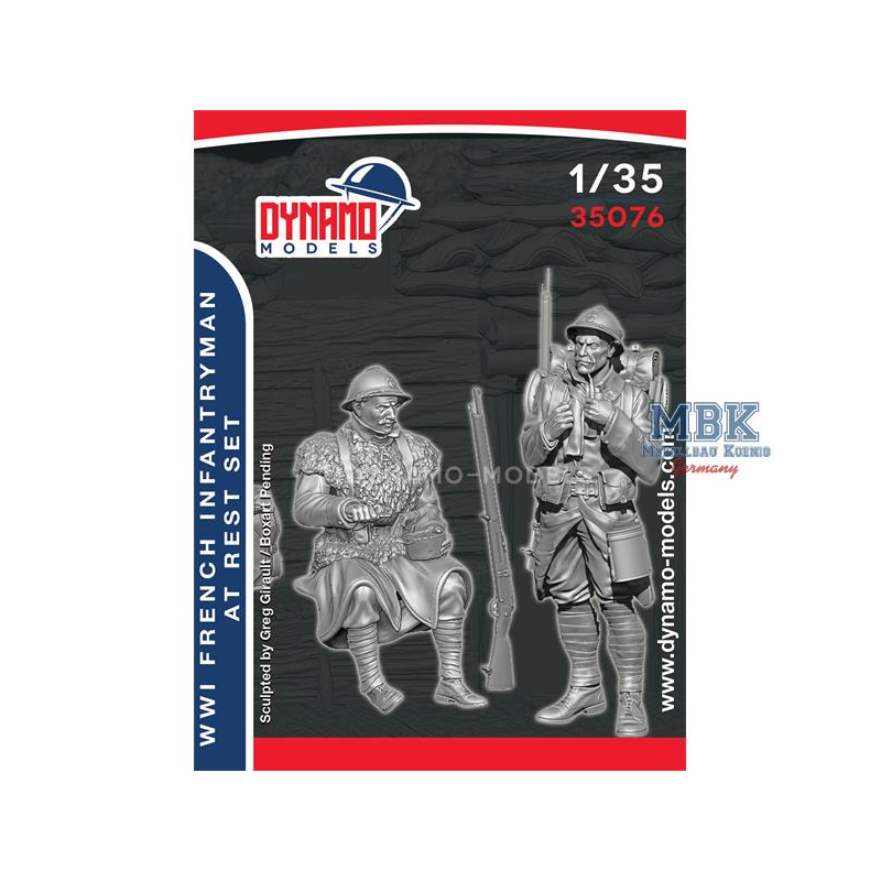 Figuras WWI French Infantryman at Rest Set