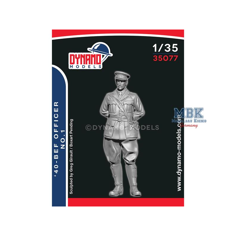 Figuras 40’ BEF Officer No.1