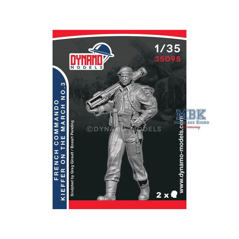 Figuras French Commando Kieffer Marching No.3