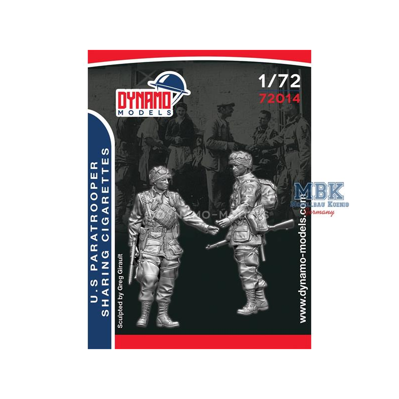 Figuras U.S. Paratroopers Sharing Cigarettes 1:72