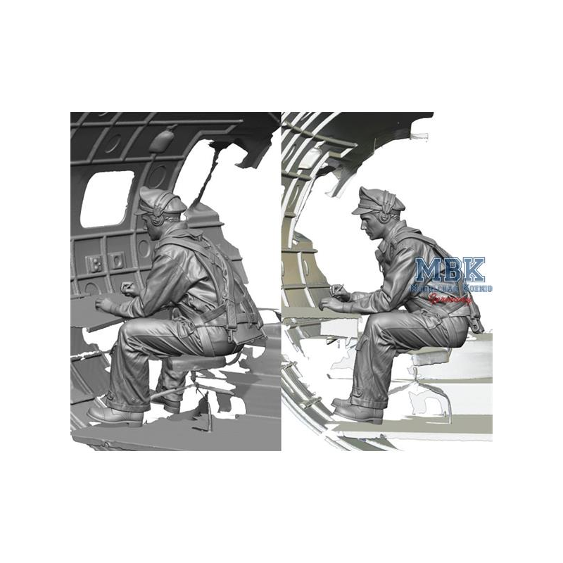 Figuras históricas WW2 US Bomber Navigator 1:72