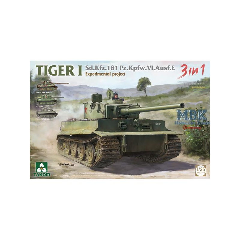 Maqueta Tiger I Sd.Kfz.181 Pz.Kpfw. VI Ausf.E Experimental