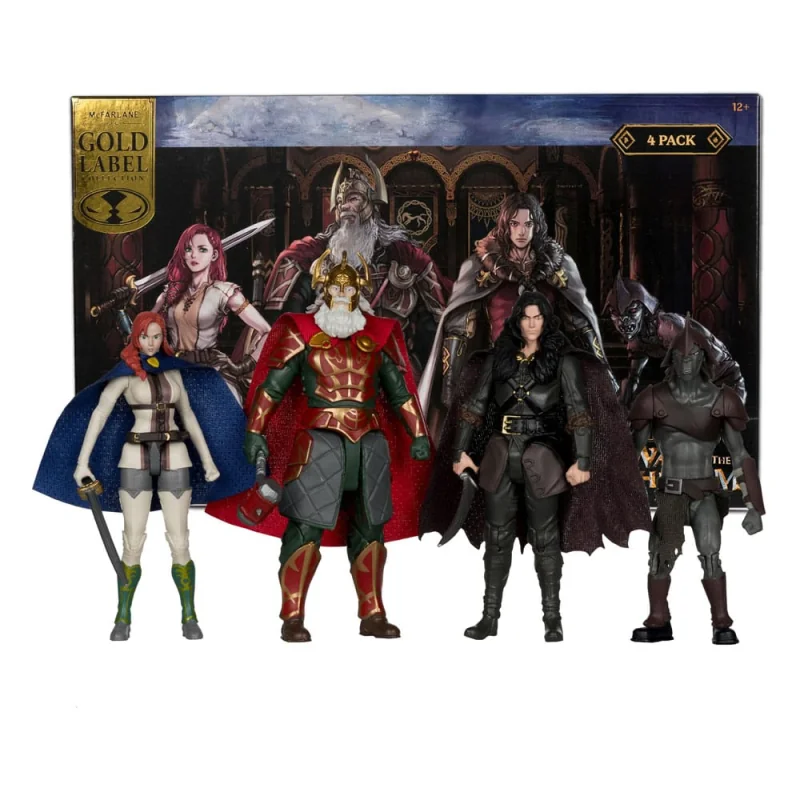 Figuras The Lord of the Rings: The War of the Rohirrim - Helm, Hera, Shank & Wulf 10 cm