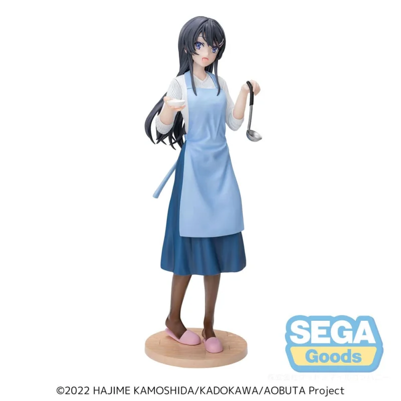 Figurita Rascal Does Not Dream of Bunny Girl Senpai Luminasta PVC statuette Mai Sakurajima Apron 14 cm