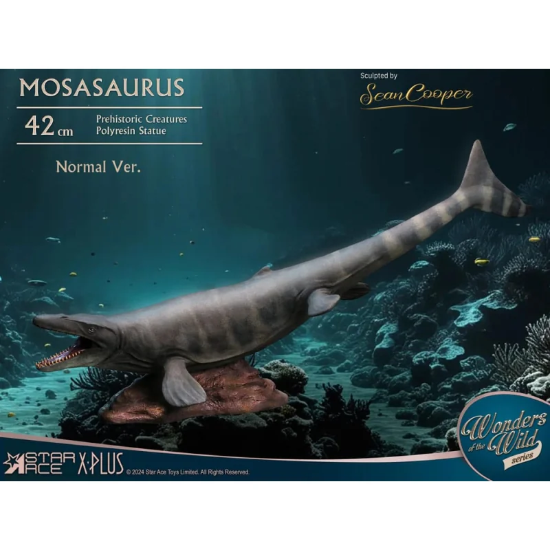 Figurita Wonders of the Wild Mosasaurus statuette (NX) 42 cm