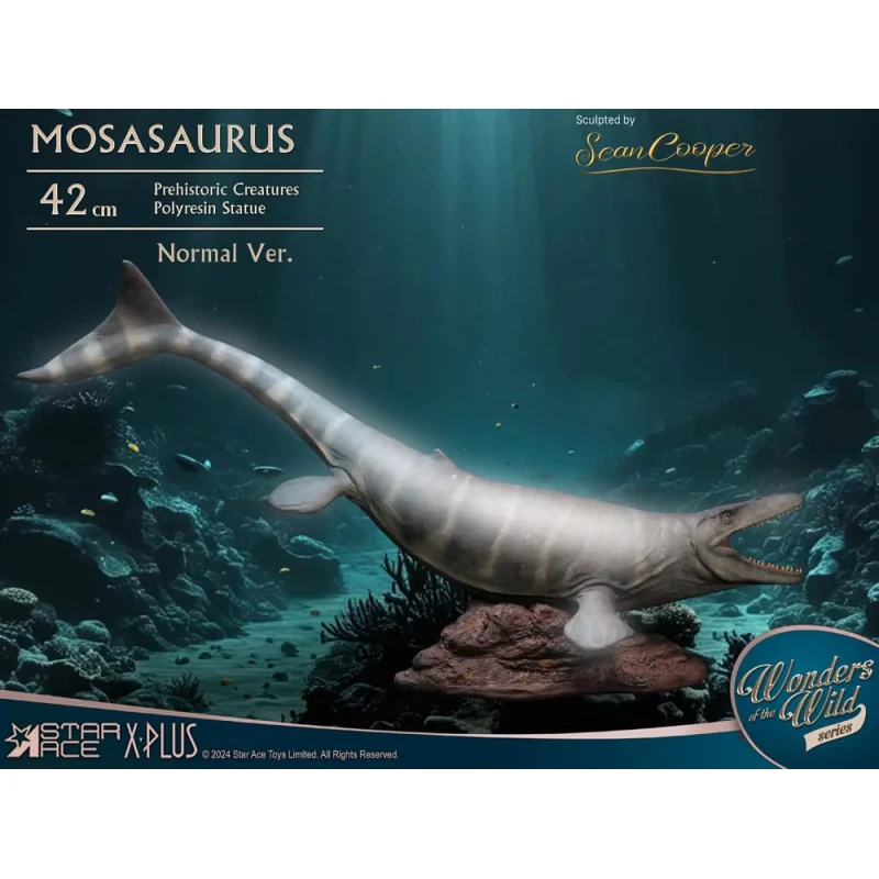 Figuras Wonders of the Wild Mosasaurus statuette (NX) 42 cm