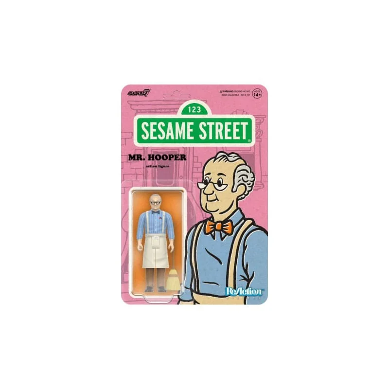 Figurita 1, Sesame Street ReAction Wave 03 Mr. Hooper Figure 10 cm