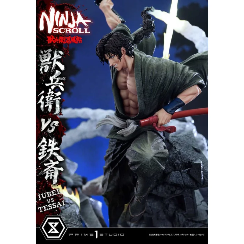 Ninja Scroll statuette Ultimate Premium Masterline Series 1/4 Jubei Versus Testa 101 cm