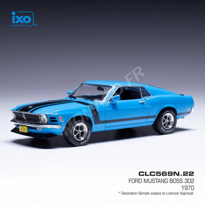 Miniatura FORD MUSTANG BOSS 302 1970 BLUE