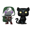 Figura Pop Dungeons & Dragons pack 2 POP! Movies Vinyl figures Drizzt & Guenhwyvar 9 cm