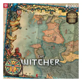  The Witcher 3 puzzle Gaming The Northern Kingdoms (1000 pieces)