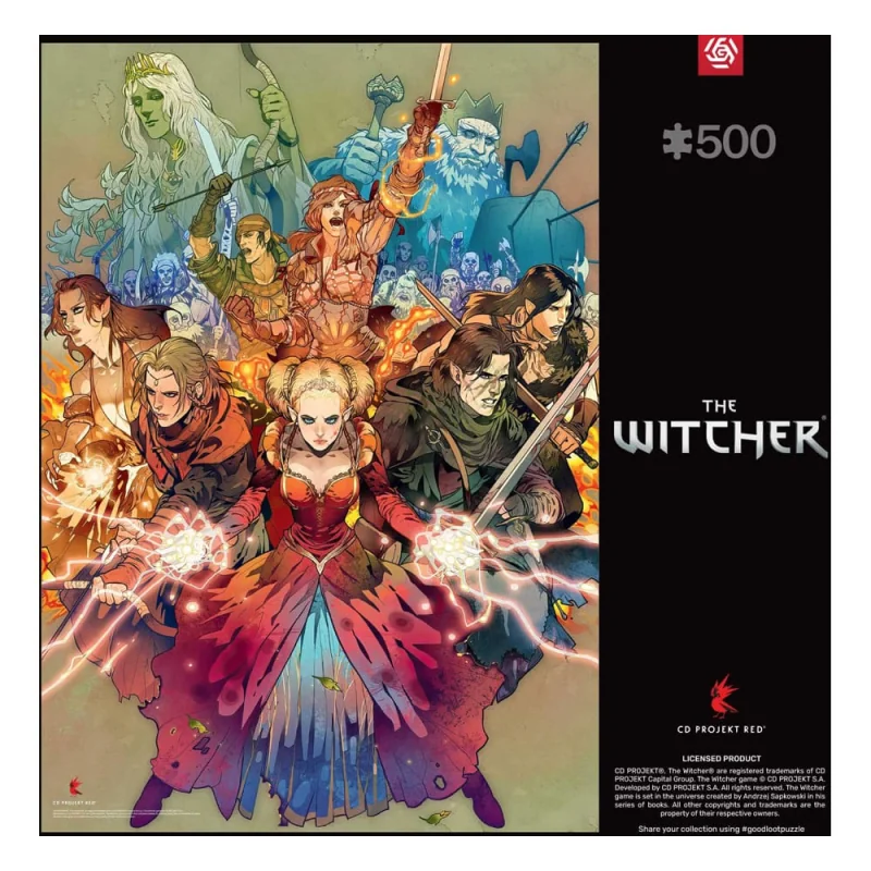 Puzzle The Witcher puzzle Gaming Scoia'tael (500 pieces)