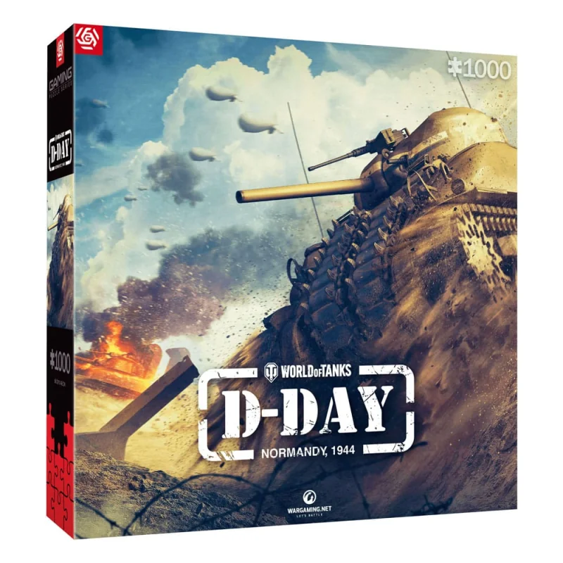 GOLO-24752 World of Tanks puzzle Gaming D-Day (1000 pieces)