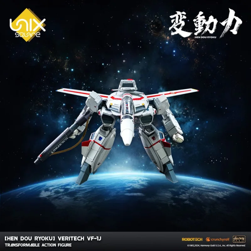 Hen Dou Ryoku Diecast Veritech VF-1J figure 21 cm