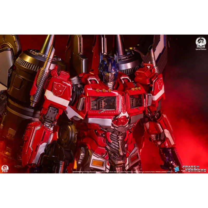 PCSTFOPEMSCV Transformers statuette Museum Scale Optimus Prime Jet Convoy Edition 87 cm