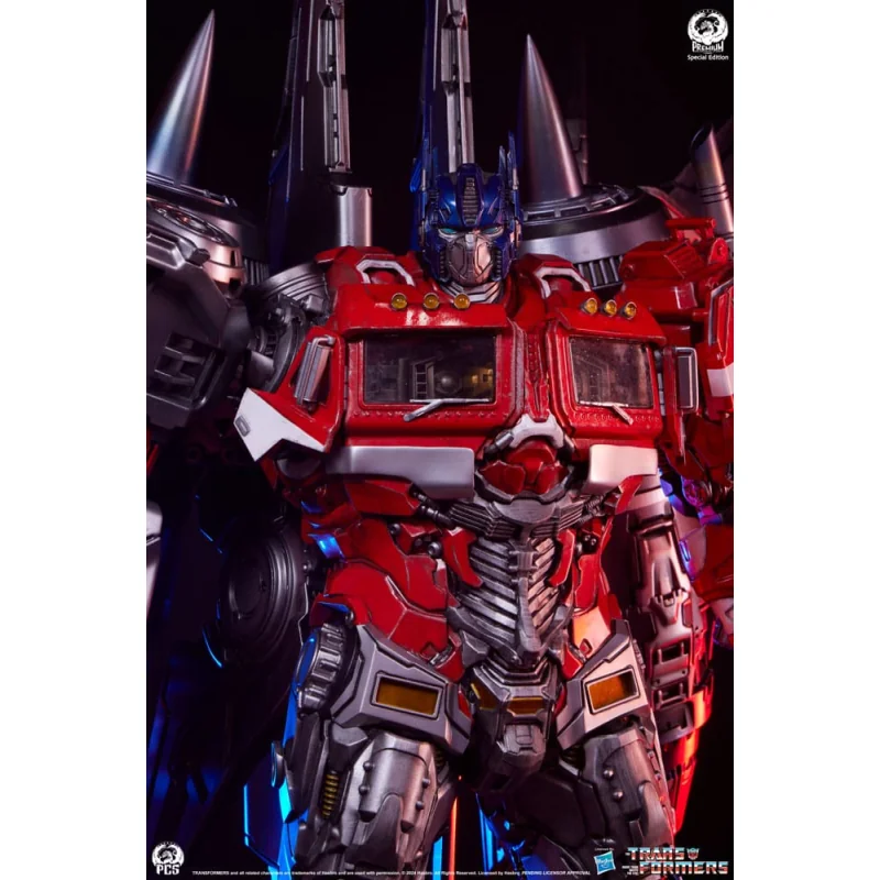 Transformers statuette Museum Scale Optimus Prime Jet Convoy Edition 87 cm