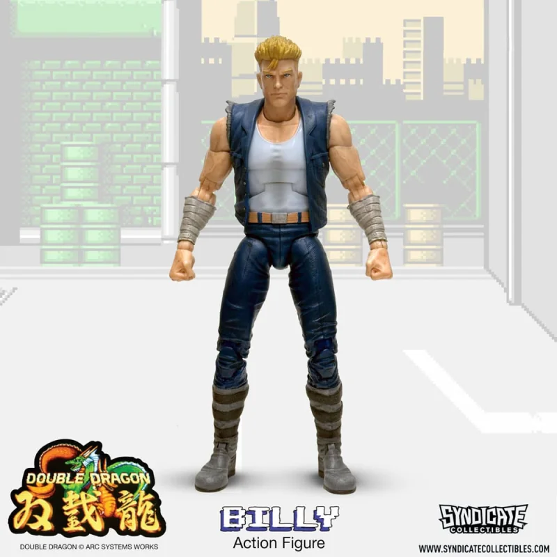 Figurita Double Dragon Deluxe Figure 1/12 Billy 18 cm