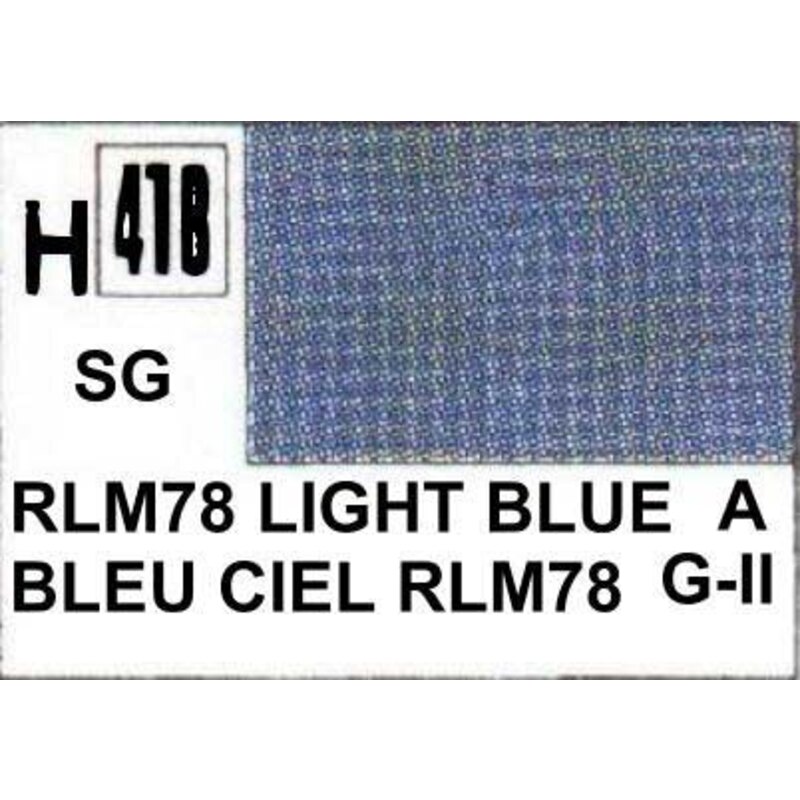 H418 Blue RLM 78 satin