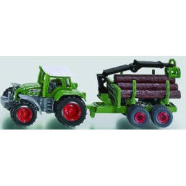Miniatura agrícola Tractor with Forestry Trailer