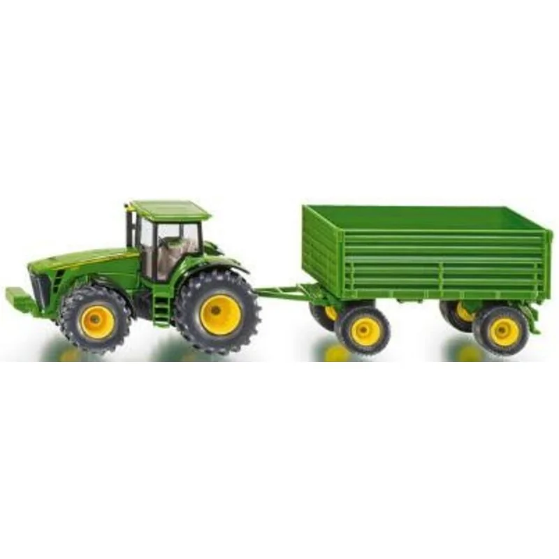 Miniatura agrícola Tractor + Trailer 1:50